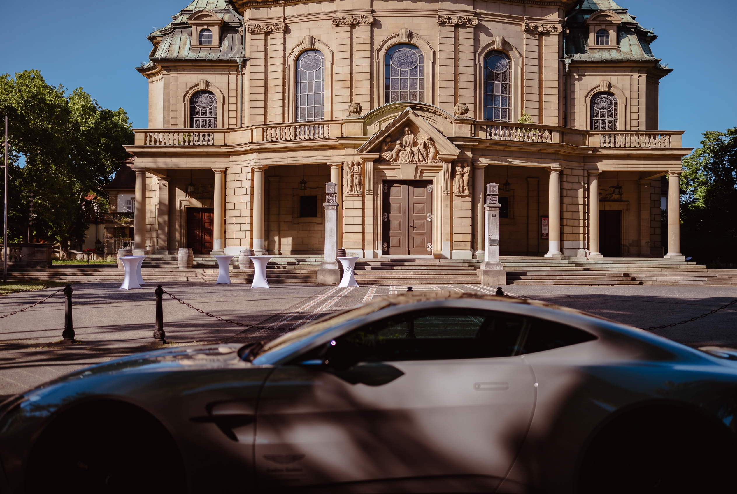 Veranstaltung vor der Church in Mannheim